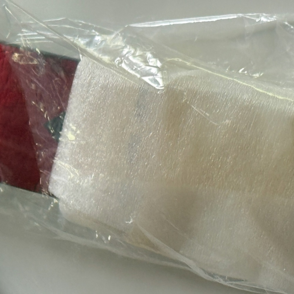 MCM Red and White Women's Belt